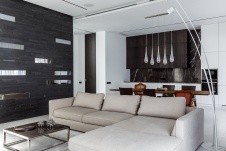 Фото интерьера гостиной дома в стиле минимализм