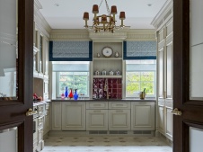 Фото интерьера кухни дома в американском стиле