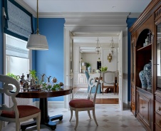 Фото интерьера кухни дома в американском стиле