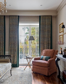 Фото интерьера спальни дома в американском стиле