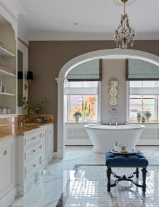 Фото интерьера санузла дома в американском стиле