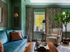 Фото интерьера кабинета дома в американском стиле Фото интерьера сигарной дома в американском стиле