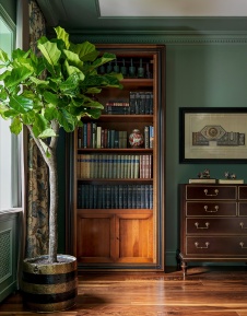 Фото интерьера кабинета дома в американском стиле