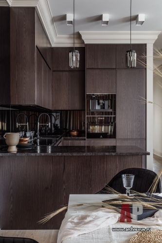 Фото интерьера кухни квартиры в стиле эко