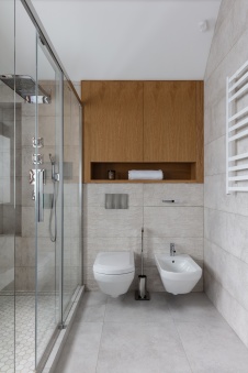 Фото интерьера санузла дома в стиле минимализм