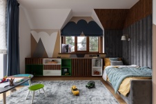 Фото интерьера детской дома в стиле минимализм