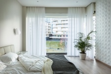 Фото интерьера спальни квартиры в стиле минимализм