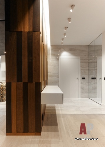 Фото интерьера входной зоны дома в стиле минимализм