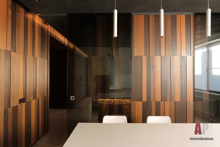 Фото интерьера кухни дома в стиле минимализм