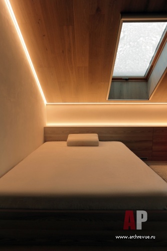 Фото интерьера спальни дома в стиле минимализм