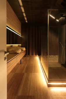 Фото интерьера санузла дома в стиле минимализм