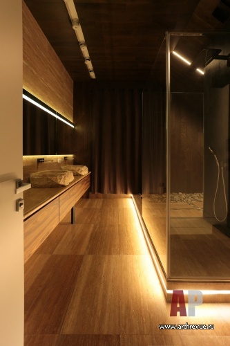 Фото интерьера санузла дома в стиле минимализм