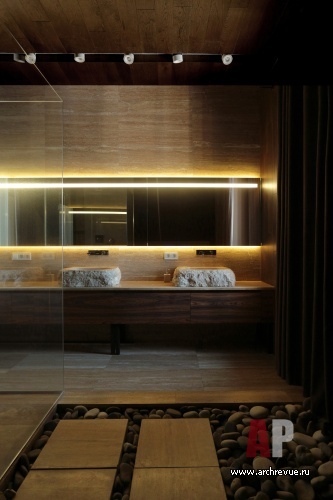 Фото интерьера санузла дома в стиле минимализм