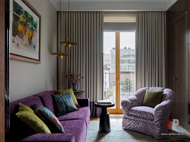 Фото интерьера гостевой квартиры в стиле ар-деко