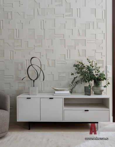 Фото интерьера гостиной квартиры в стиле фьюжн