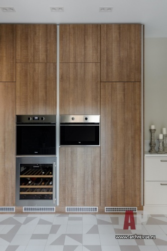 Фото интерьера кухни квартиры в стиле фьюжн