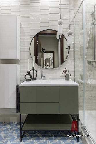 Фото интерьера санузла квартиры в стиле фьюжн