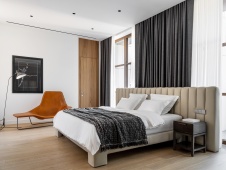 Фото интерьера спальни квартиры в стиле минимализм