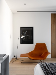 Фото интерьера спальни квартиры в стиле минимализм