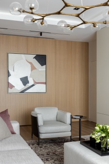 Фото интерьера гостиной квартиры в стиле минимализм