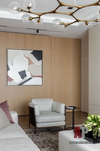 Фото интерьера гостиной квартиры в стиле минимализм