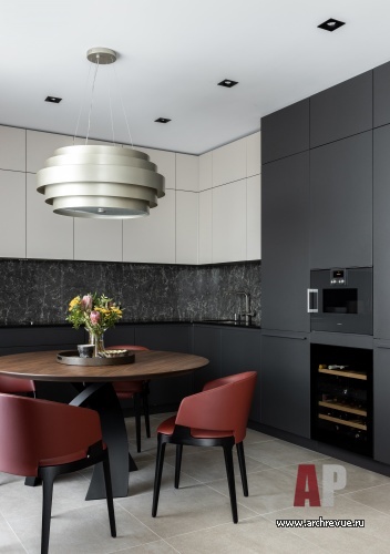 Фото интерьера кухни квартиры в стиле минимализм
