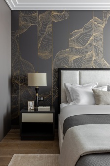 Фото интерьера спальни квартиры в стиле минимализм