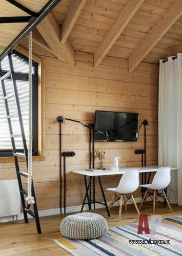 Фото интерьера детской дома в стиле шале