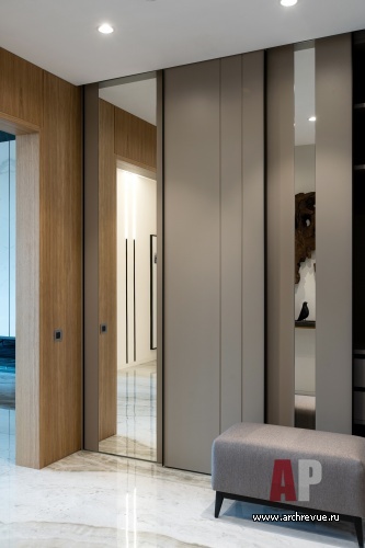 Фото интерьера входной зоны дома в стиле минимализм