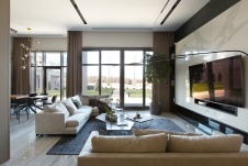 Фото интерьера гостиной дома в стиле минимализм