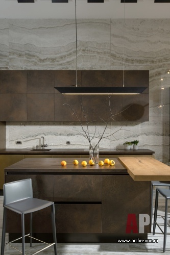 Фото интерьера кухни дома в стиле минимализм