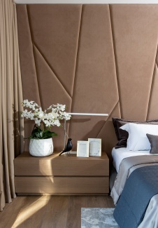 Фото интерьера спальни дома в стиле минимализм