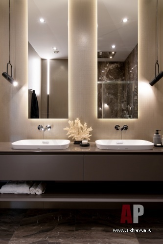 Фото интерьера санузла дома в стиле минимализм