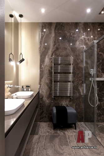 Фото интерьера санузла дома в стиле минимализм