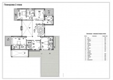 Планировка 2 этажа 2-х этажного современного дома в поселке «Монтевиль».