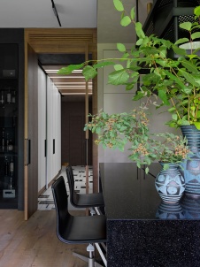 Фото интерьера кухни квартиры в стиле фьюжн