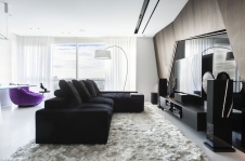 Фото интерьера гостиной квартиры в стиле минимализм