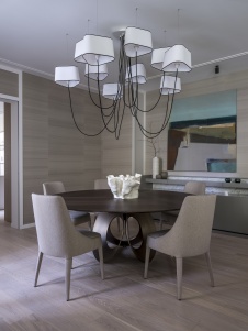 Фото интерьера столовой дома в стиле фьюжн