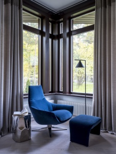 Фото интерьера спальни дома в стиле фьюжн