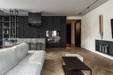 Фото интерьера зоны отдыха квартиры в стиле фьюжн