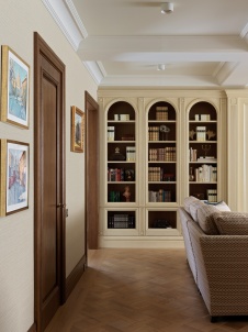 Фото интерьера гостиной квартиры в американском стиле