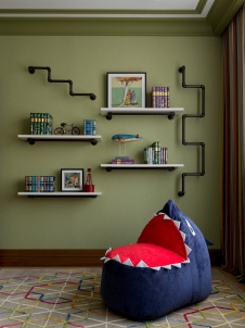 Фото интерьера детской квартиры в американском стиле