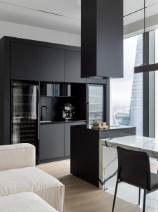 Фото интерьера кухни квартиры в стиле минимализм