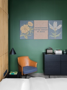 Фото интерьера спальни квартиры в стиле минимализм