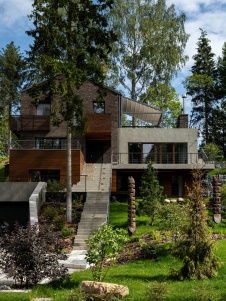 Фото фасада дома в стиле минимализм