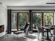 Фото интерьера гостиной дома в стиле минимализм