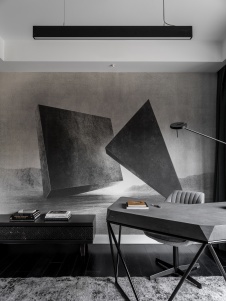 Фото интерьера кабинета дома в стиле минимализм