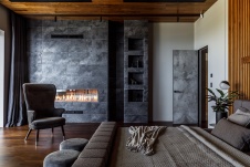 Фото интерьера спальни дома в стиле фьюжн