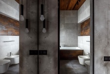 Фото интерьера санузла в стиле фьюжн