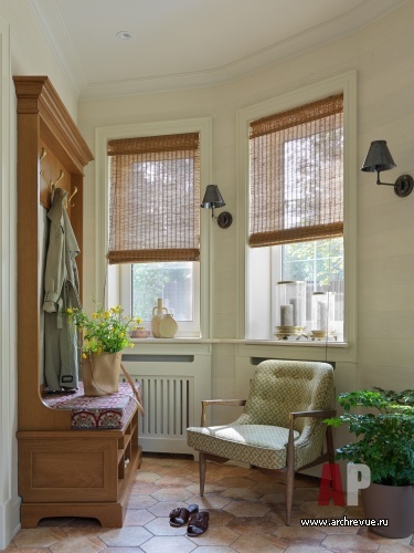 Фото интерьера входной зоны дома в американском стиле